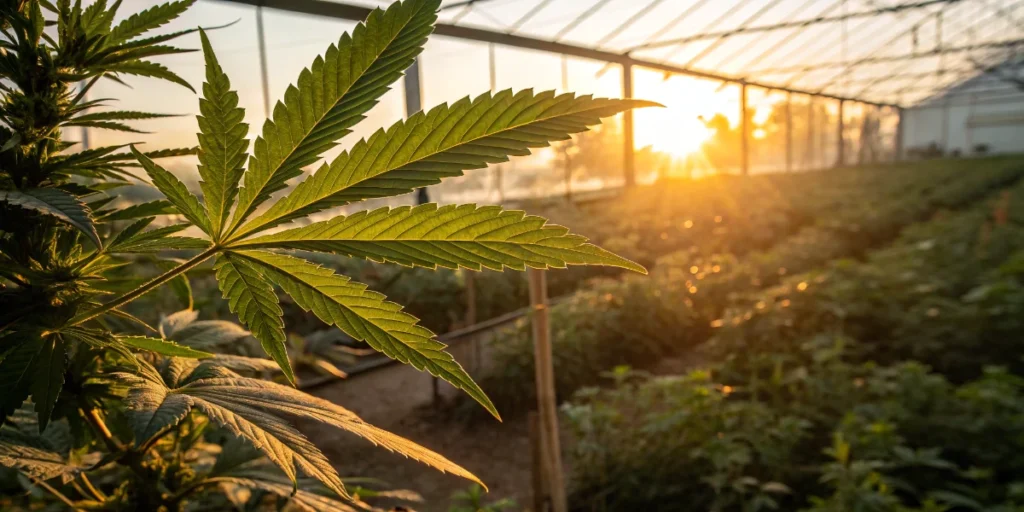 Cannabis leaf yellowing vs browning symptoms comparison