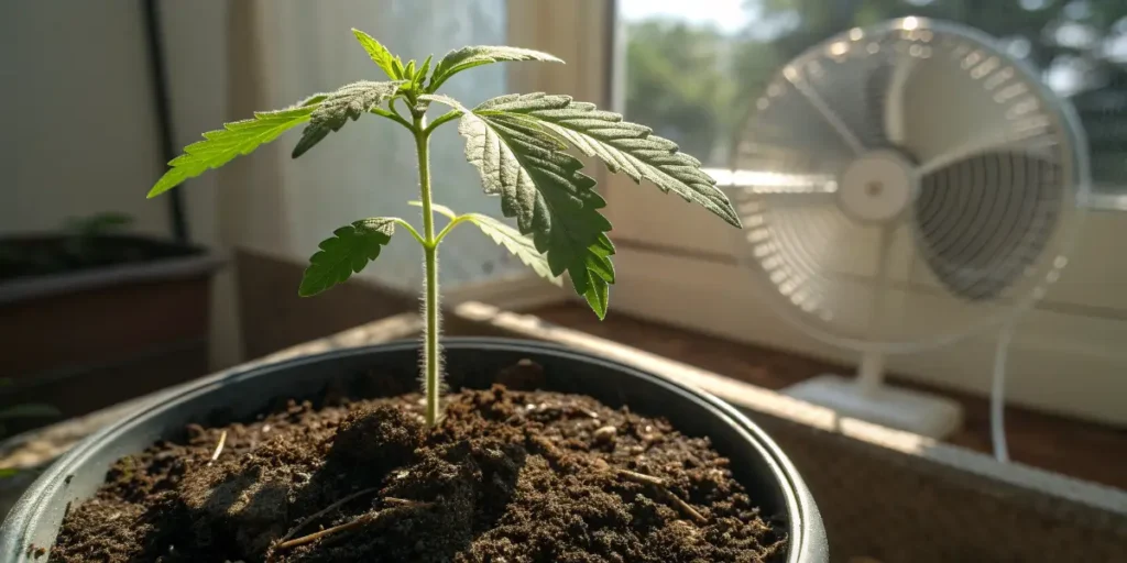 Power Plant cannabis plants growing in indoor cultivation facility