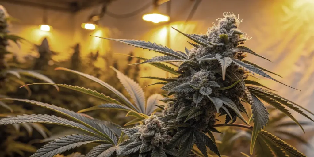 OG kush style Snoop Dogg OG buds with orange hairs and resin