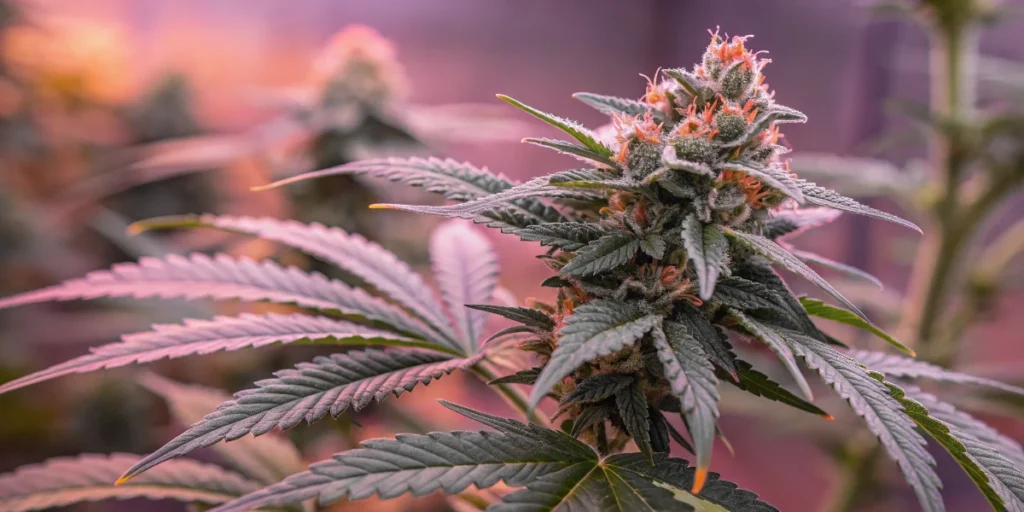 Tangerine Sugar main cola with dense buds and orange pistils