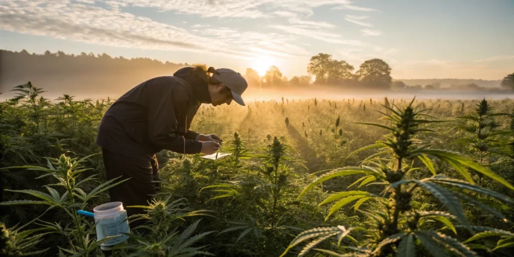 Cannabis sample collection for strain verification