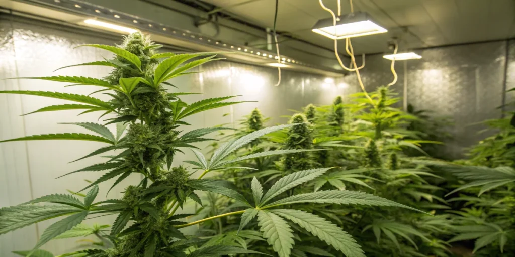 cannabis plant vegetative stage indoor grow water quality impact