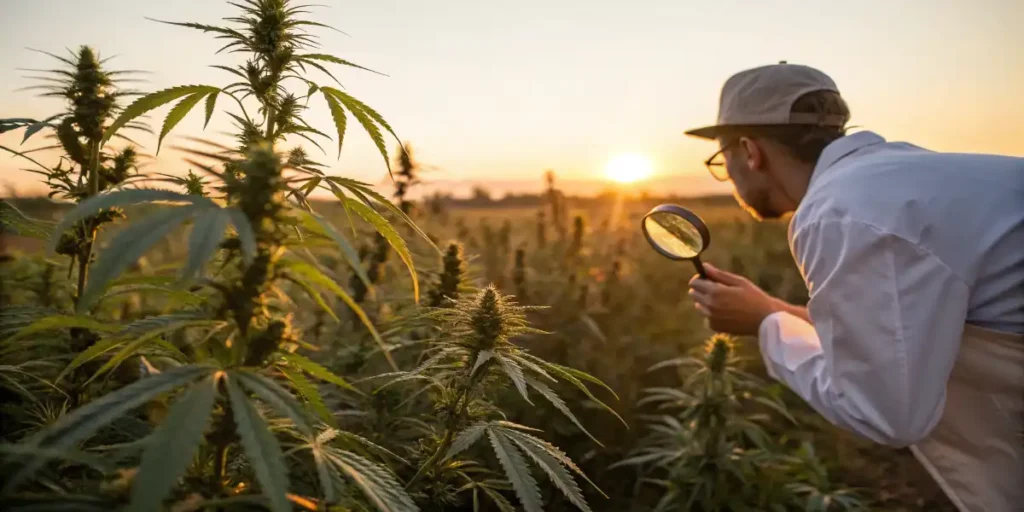 healthy cannabis leaf strong plant pest resistance