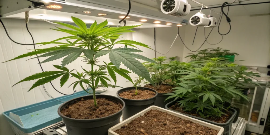 indoor cannabis grow controlled environment preserving THC