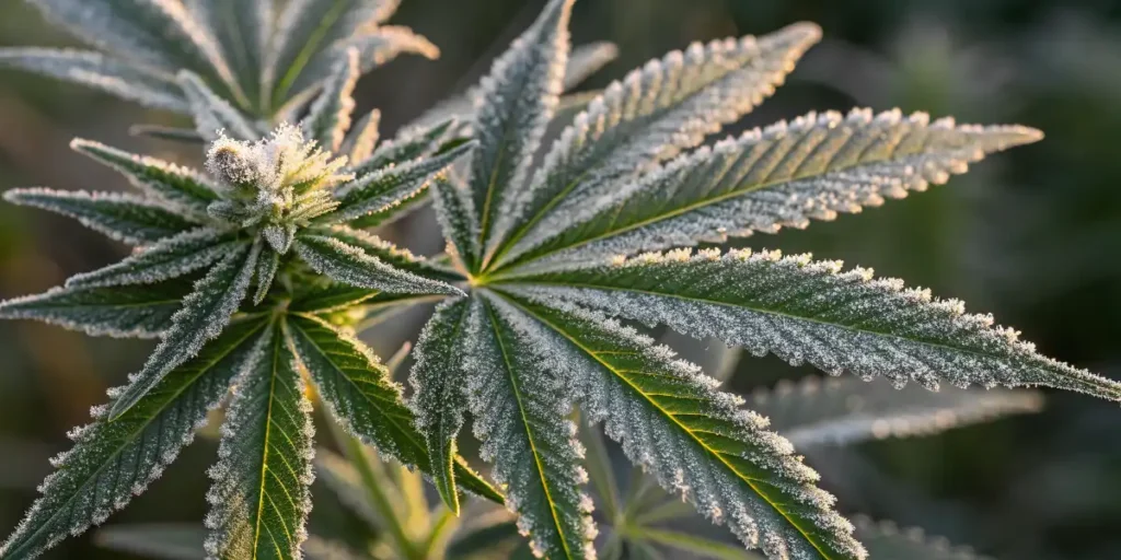 Cannabis farm under natural light showing environmental impact on brix readings