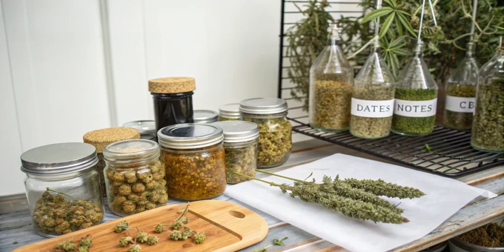 Indoor cannabis drying and cultivation setup optimized to prevent mold during the post-harvest drying process