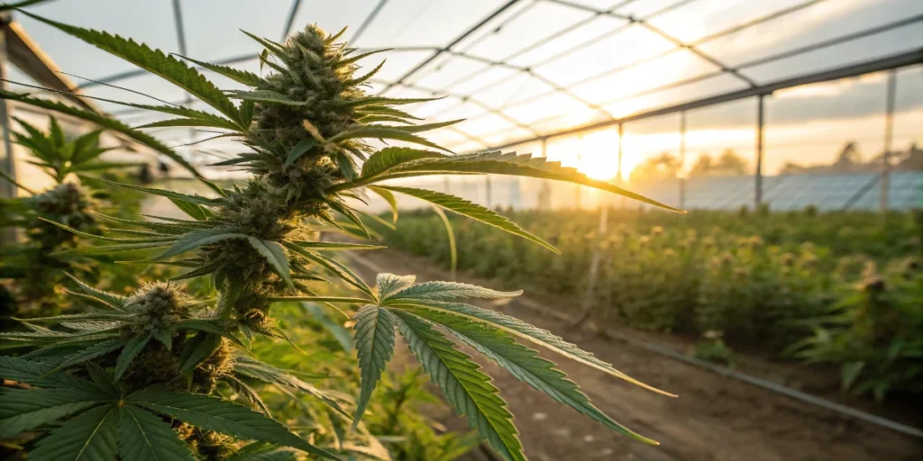 cannabis flower developing as cannabinoids continue changing during maturation