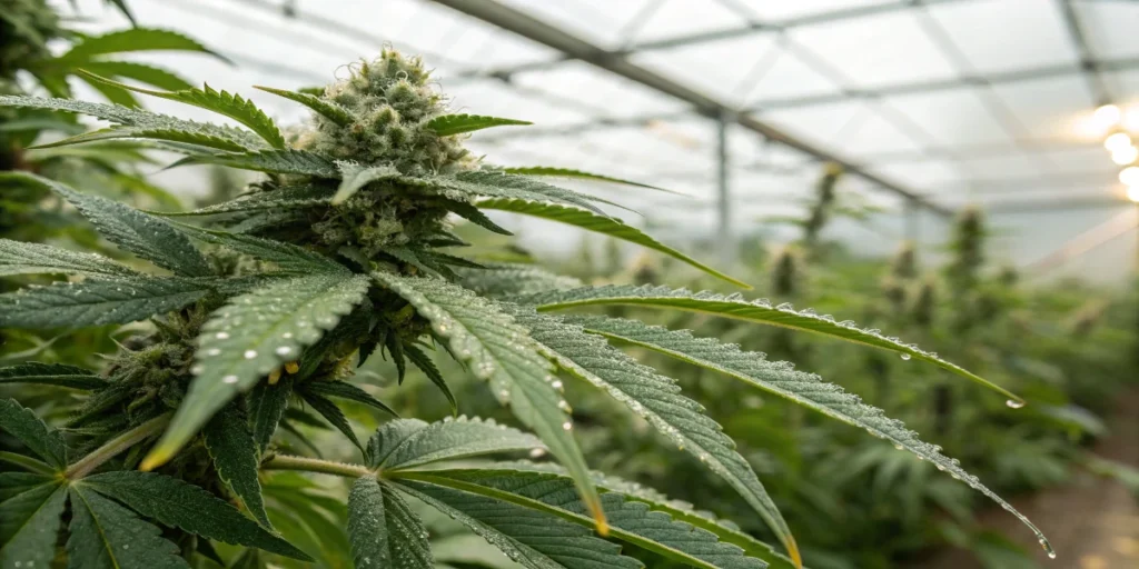 hygrometer measuring cannabis moisture levels inside curing jar
