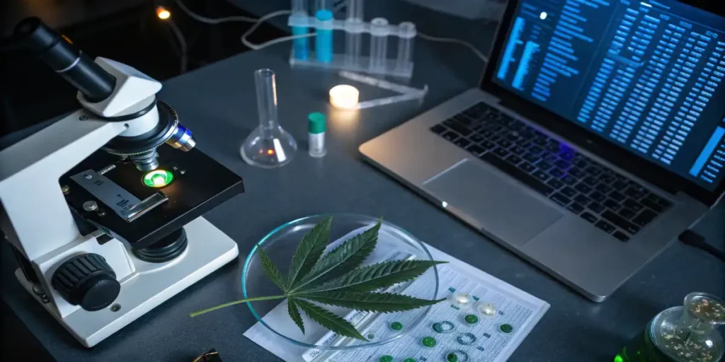 laboratory analysis of cannabis genetics and frozen seed storage methods