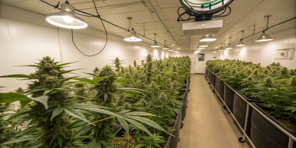 Microbial ecology of cannabis plants supported by clean indoor cultivation systems
