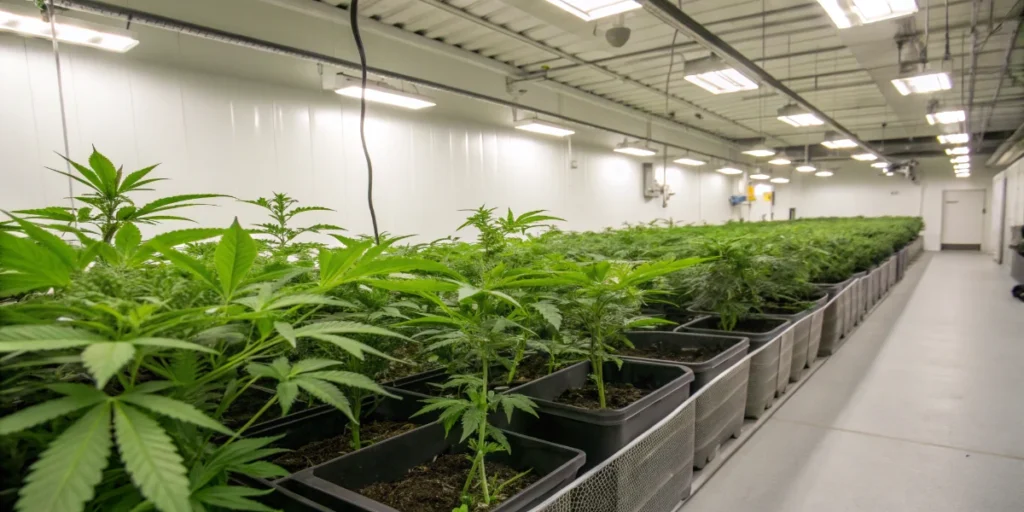 Genetic traits linked to microbial resistance in cannabis during early indoor growth stages