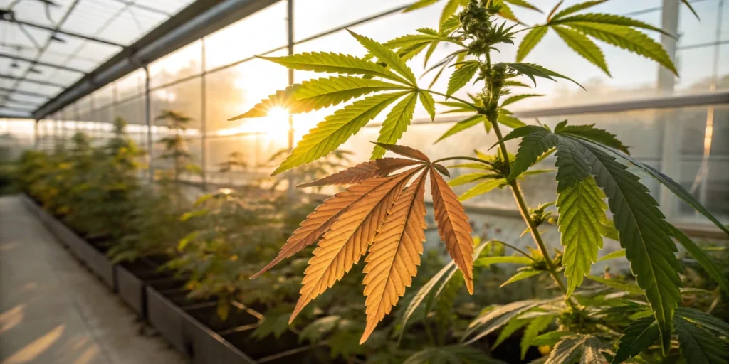 comparison between fresh cannabis flower and oxidized degraded cannabis