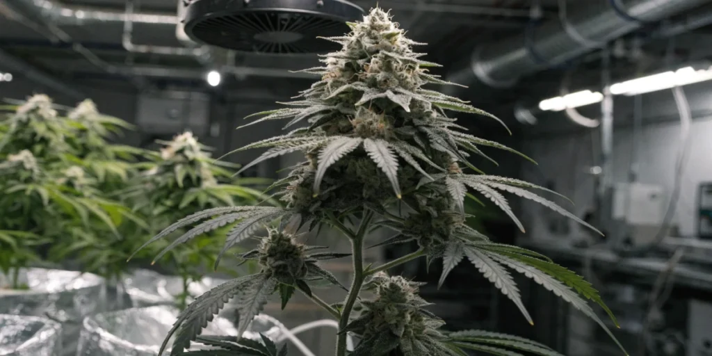 preserved cannabis seeds in a storage jar for long-term viability