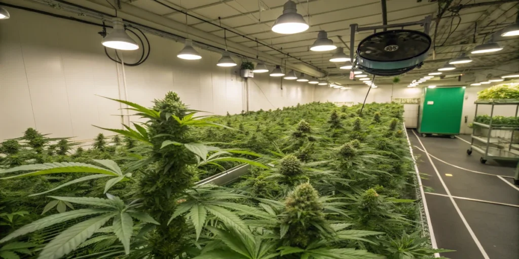 Genetic traits linked to microbial resistance in cannabis cultivated in a controlled indoor facility