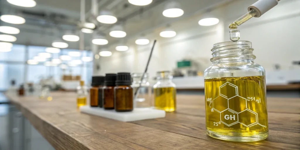 cannabis terpene extract used in THC stability analysis