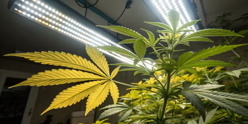 Can Too Much Light Cause Leaf Chlorosis in Weed? Expert Insights